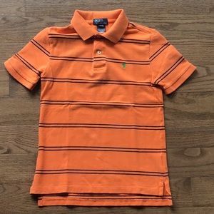 Ralph Lauren Boys Striped Short Sleeve Polo Size M